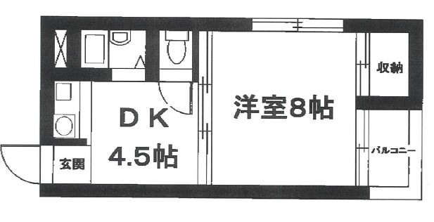 姫路市塩町のマンションの間取り