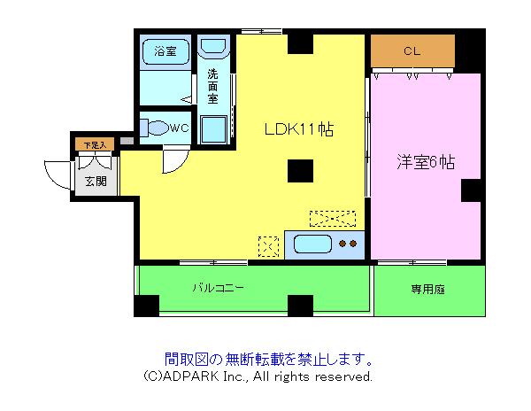 パークＴホームズザビエルの間取り