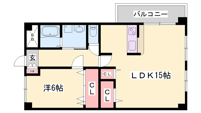 グランツ野里の間取り