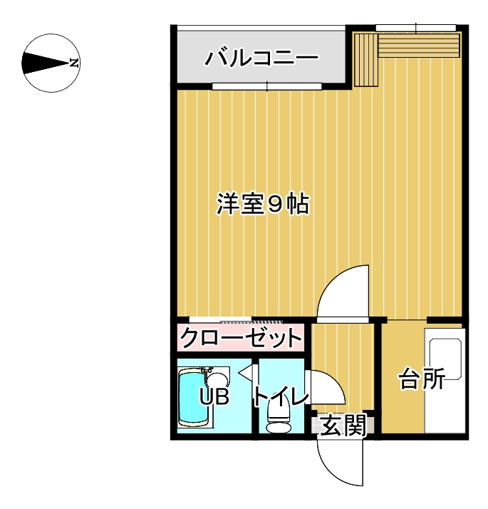 ハウスオブリザ平岸弐番館の間取り