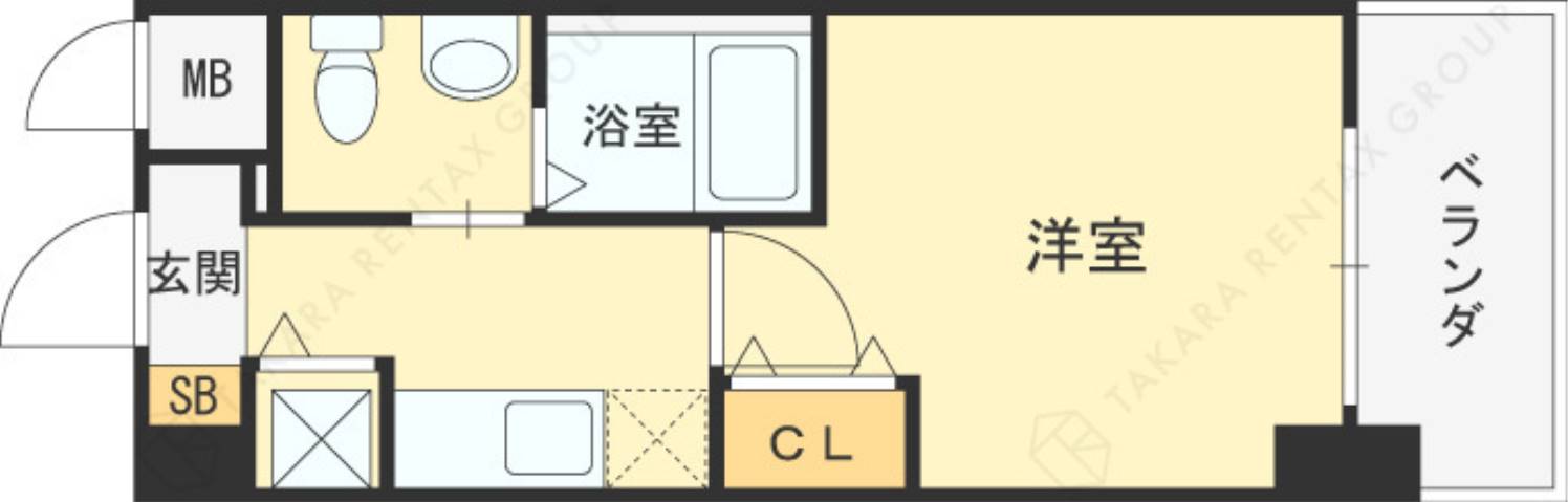 トップ エスリード西宮北口第2 間取り