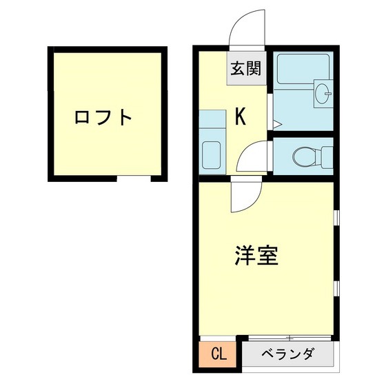 ピュア二日市　壱番館の間取り