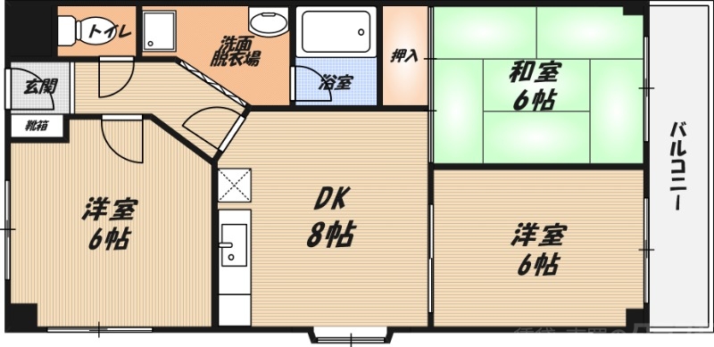 【アーバンハイムの間取り】