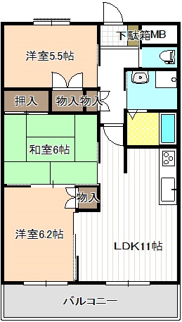 【アマービレの間取り】