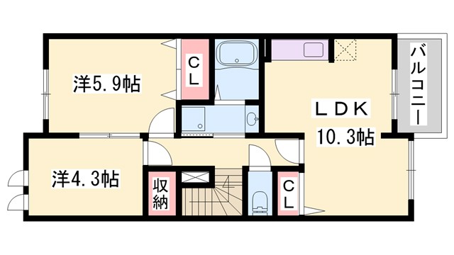 プリムローズの間取り