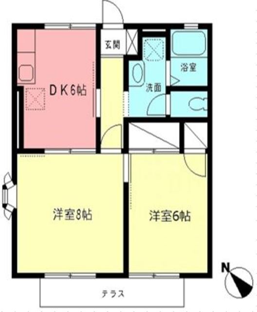 ファミール白梅の間取り