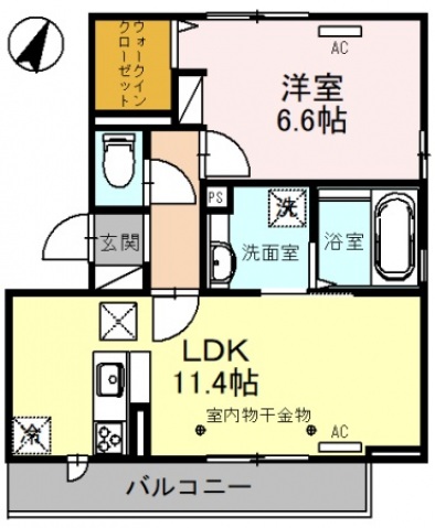 モンターニュIIの間取り