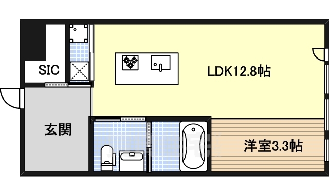 名古屋市西区則武新町のマンションの間取り