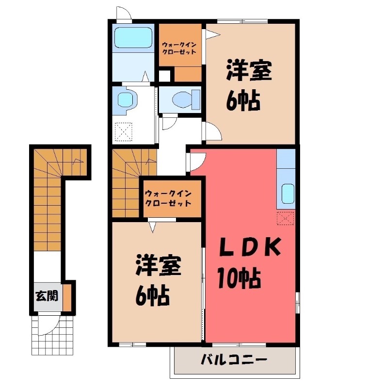 サンパティーク IVの間取り