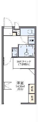 レオパレスメゾンドゥトロッポの間取り