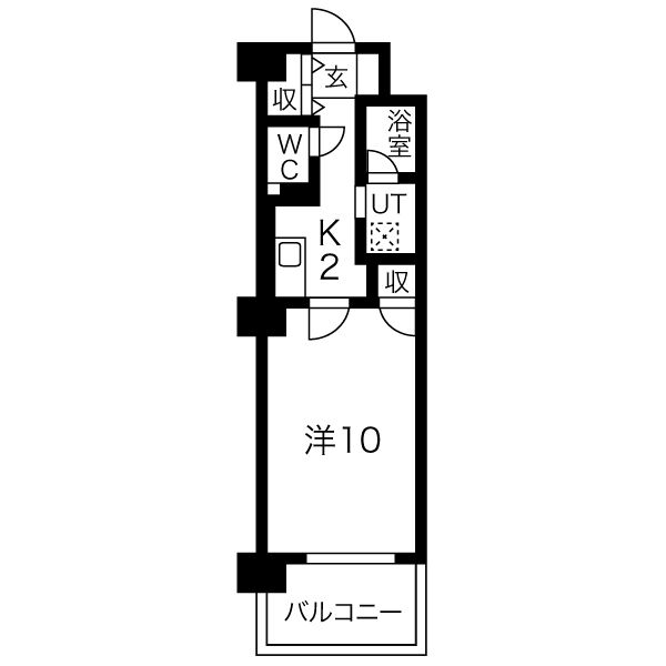 クレール北10条の間取り