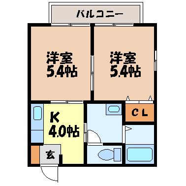 リバティハイツ（堂崎町）の間取り