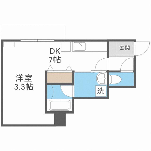 ４Ｌｅａｆ－山鼻Ｓ２０の間取り