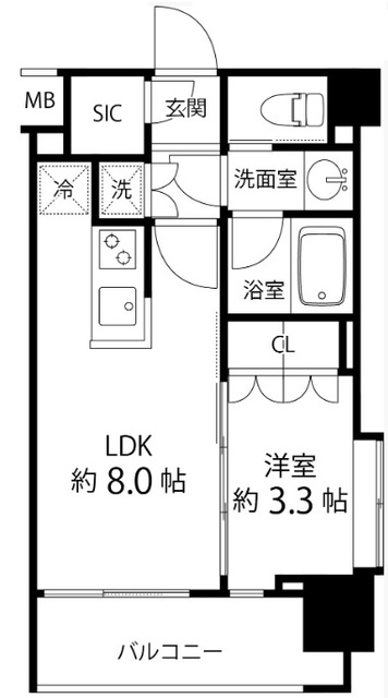 リリエンベルグ目白壱番館の間取り