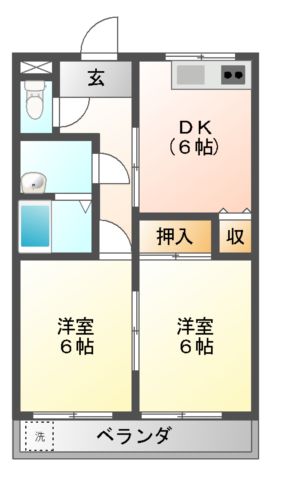 グレイスフルコーポイチカワパートIの間取り