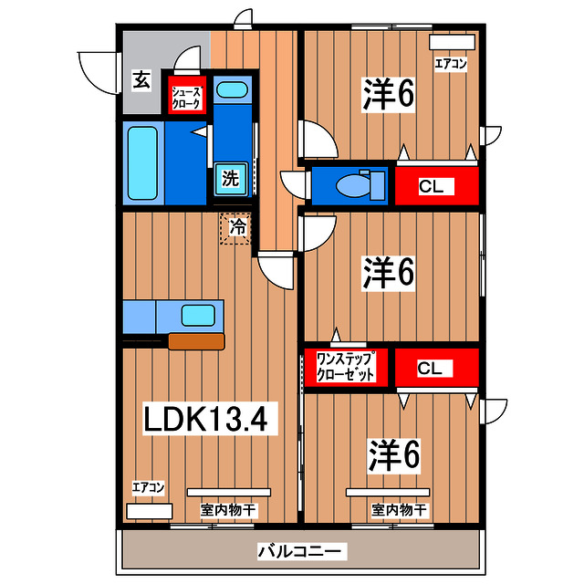 ビスタローマの間取り