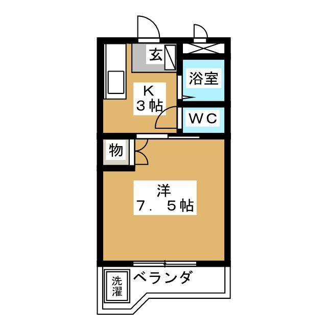 東洋ハイツの間取り