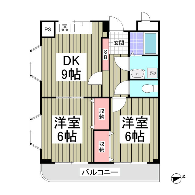 プライムヒルガーデンの間取り