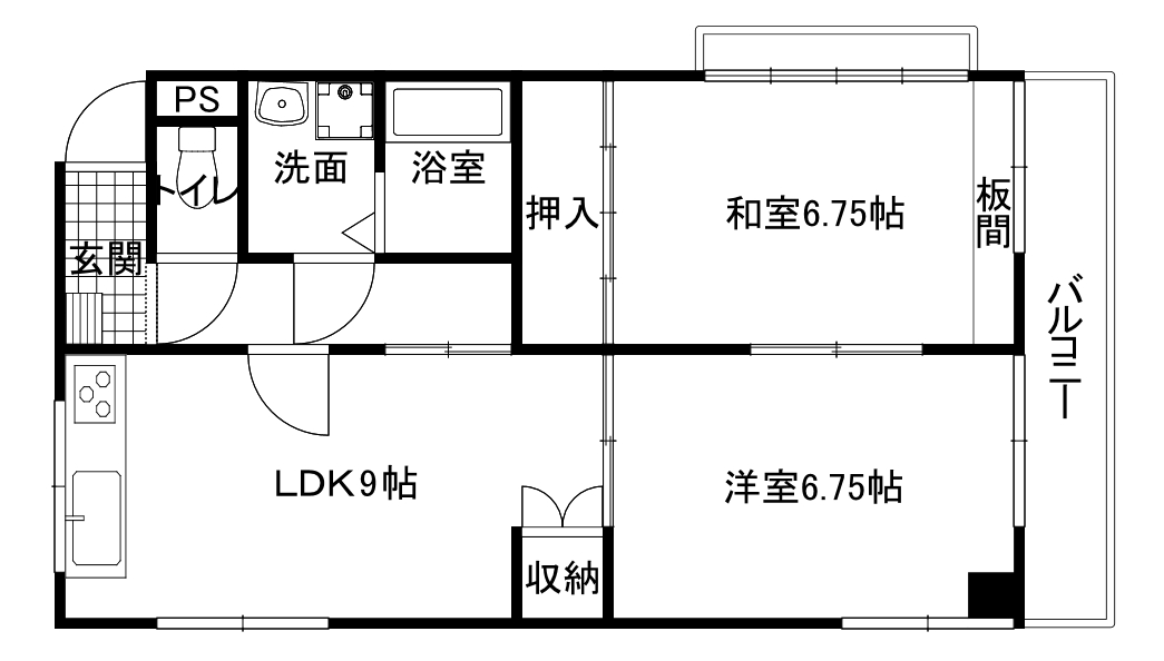 【ブリンダルダイキの間取り】