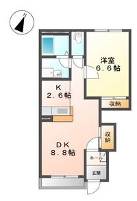 アルシオーネ　壱番館の間取り