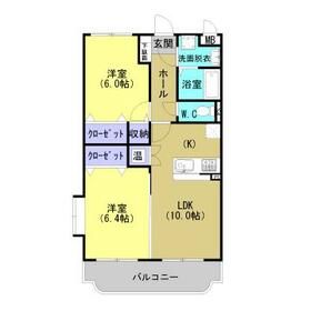 小山市大字粟宮のマンションの間取り