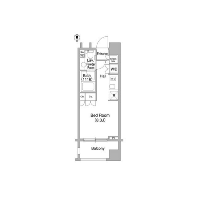 大田区大森北のマンションの間取り