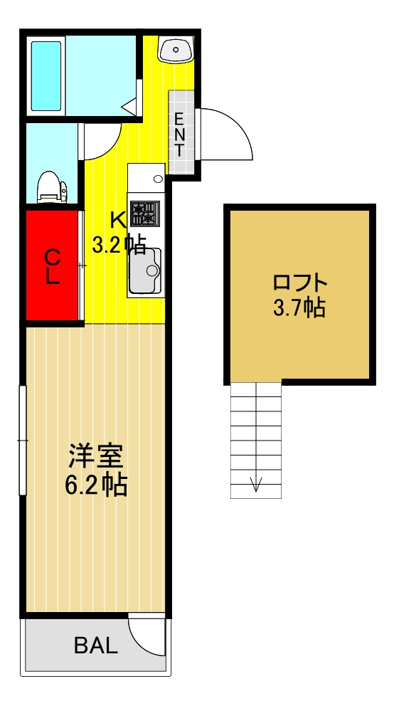 エスコート戸田公園の間取り