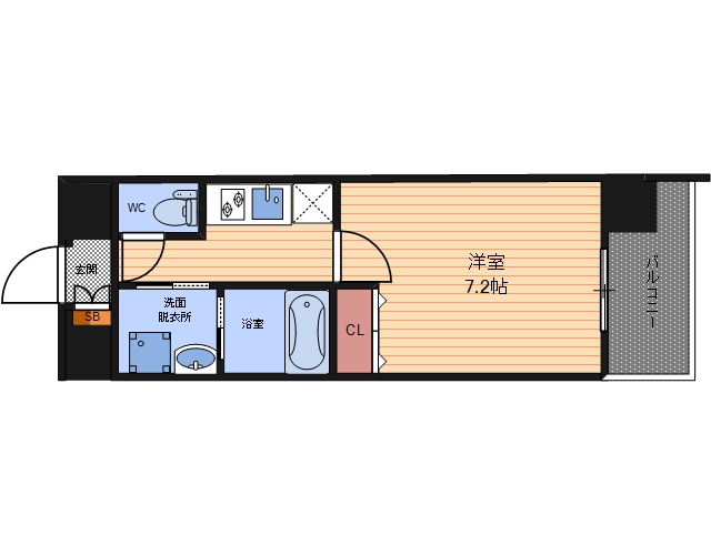 サムティ北梅田ＶＥＳＳＥＬの間取り