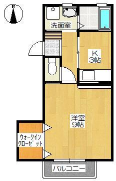 ネオ・アーブル　０２の間取り