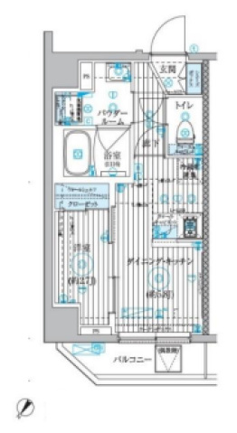 ブライズ川崎本町の間取り