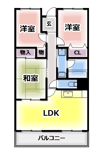 プレミール28の間取り