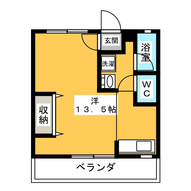 パールマンション月ヶ丘の間取り