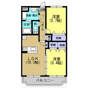 シルキー小山の間取り