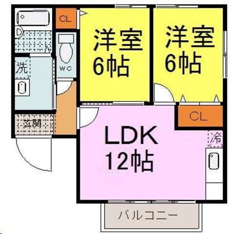 クラスティーナの間取り