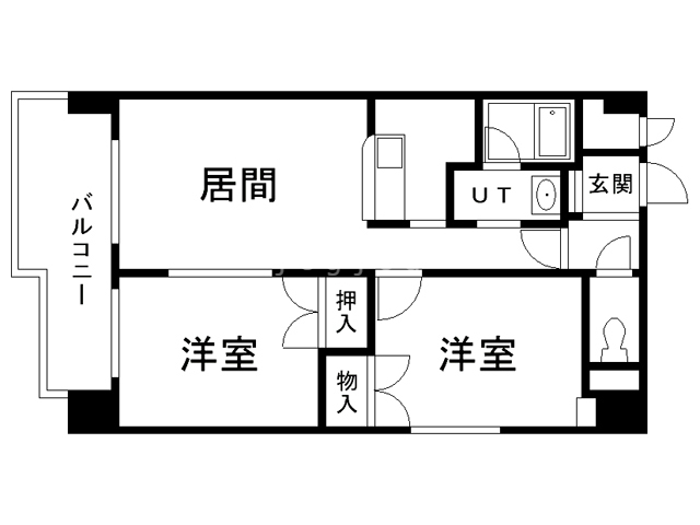 セゾン１４３の間取り