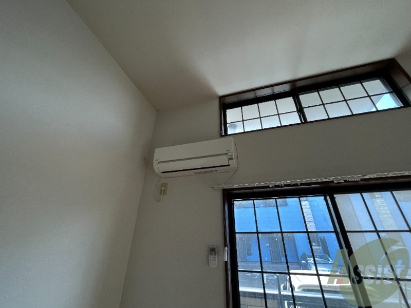 その他設備　エアコンがありました。温度管理も出来そうですね