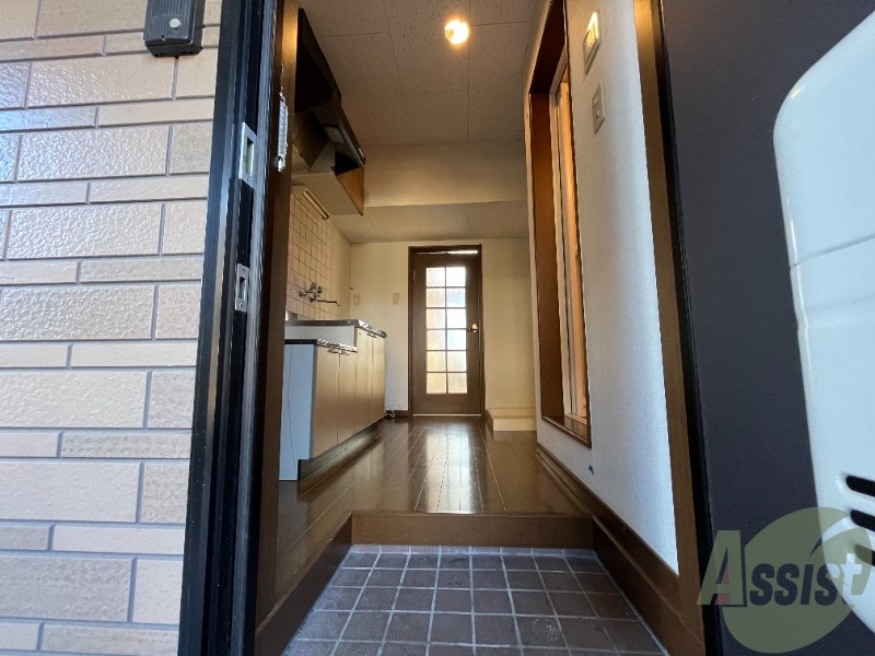 玄関　玄関から見えた景色を撮影してみましたよ。