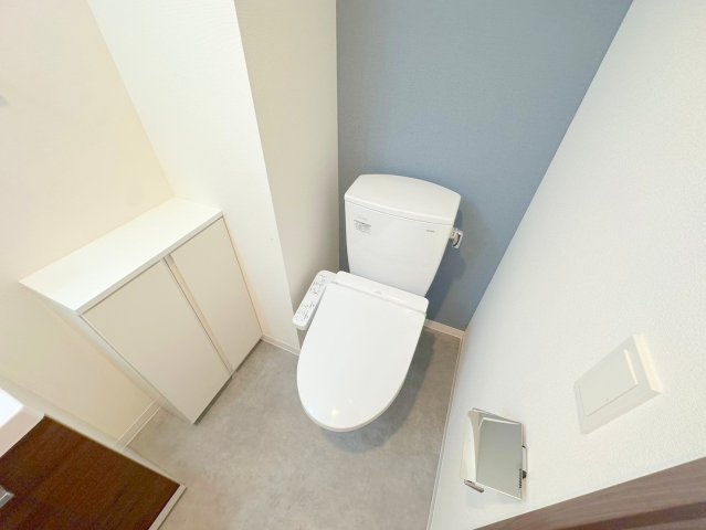 トイレ　綺麗なトイレにはウォシュレット標準装備です。