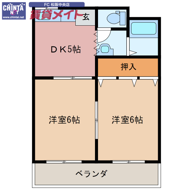 ビオラ第一ビルの間取り