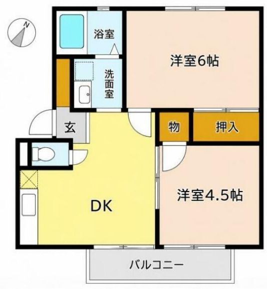 内海アーバンハイツの間取り写真