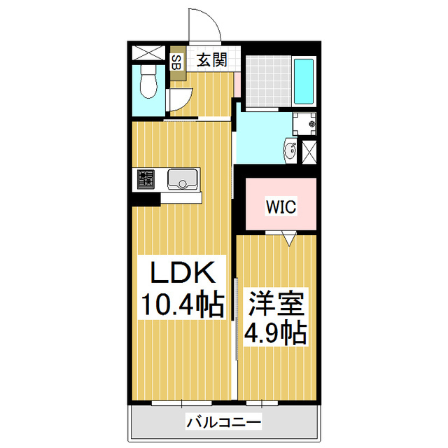 コンフォーティア南箕輪の間取り写真