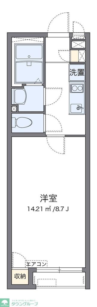 クレイノヴァンベ-ルの間取り写真