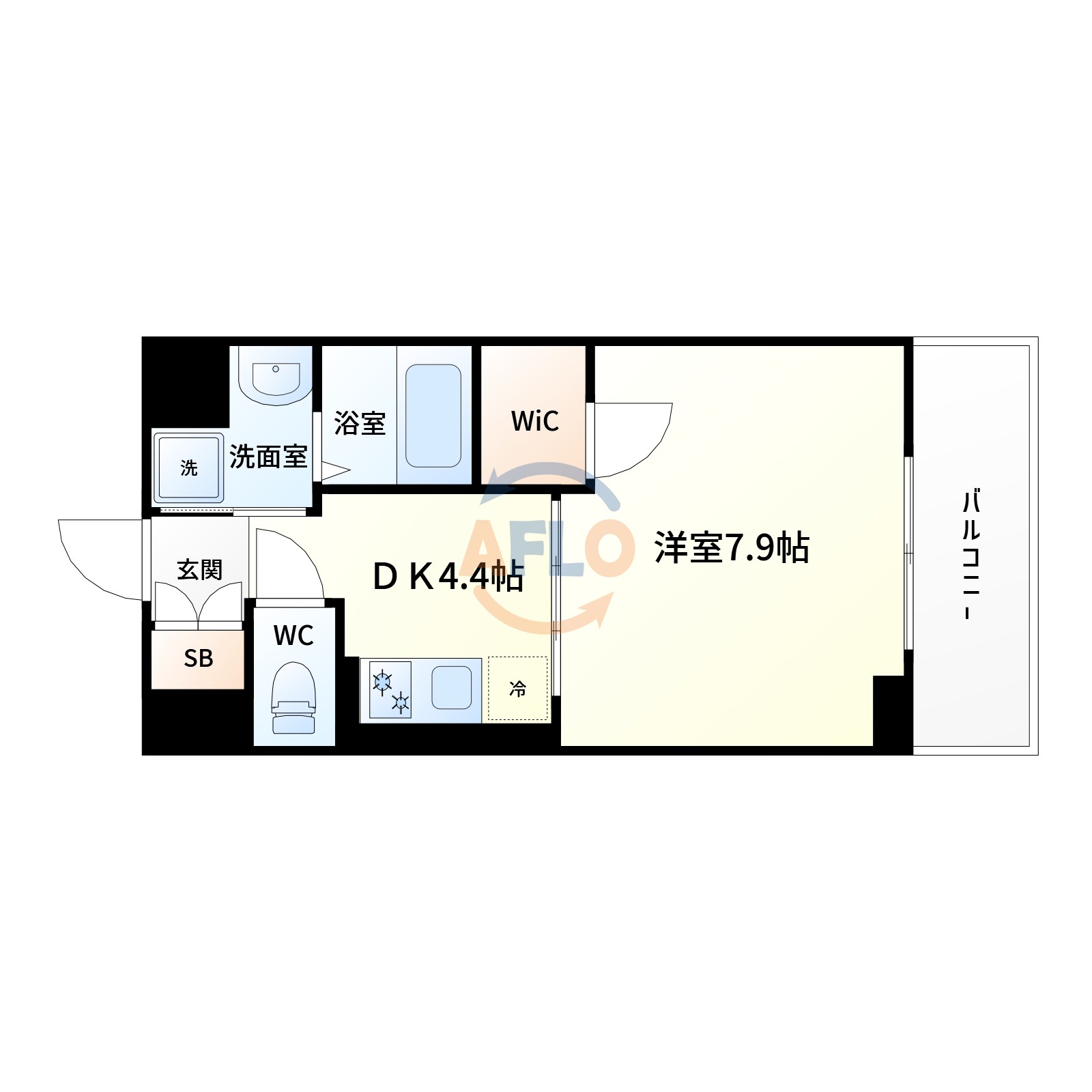 M’s COMFORT ESAKAの間取り写真