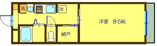 シャトーコンフォールの間取り写真