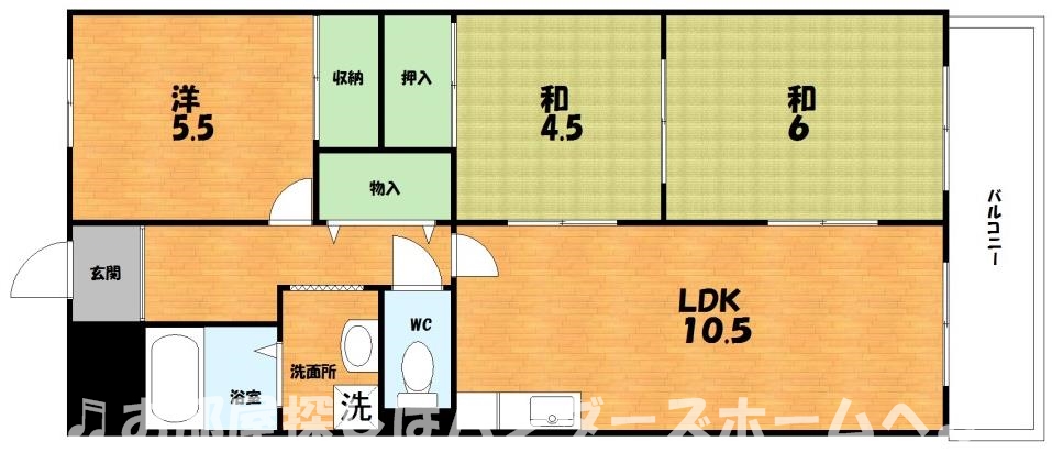 サニーヒル長坂の間取り