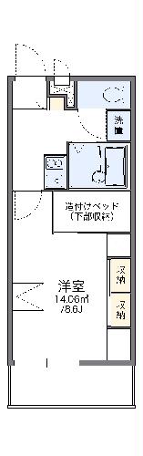 レオパレスカサ　エスペランサの間取り