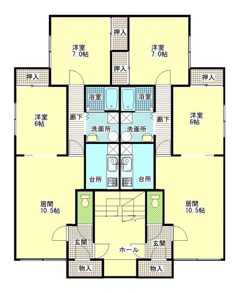 イースト410Cの間取り