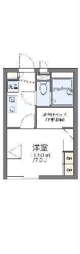 レオパレスグランドゥール横井上の間取り