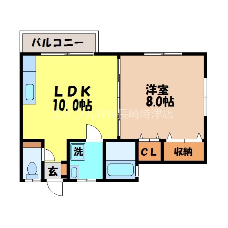 コーポ楓の間取り