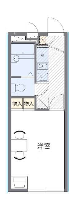 横浜市都筑区池辺町のアパートの間取り